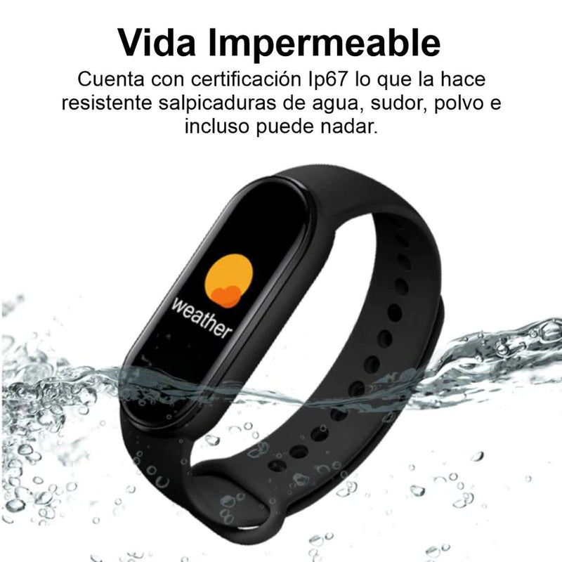 Reloj Inteligente M7 Brazalete Reloj Contador Pasos Calorías