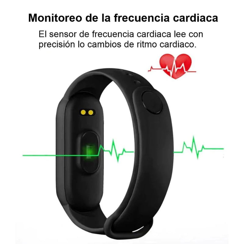 Reloj Inteligente M7 Brazalete Reloj Contador Pasos Calorías