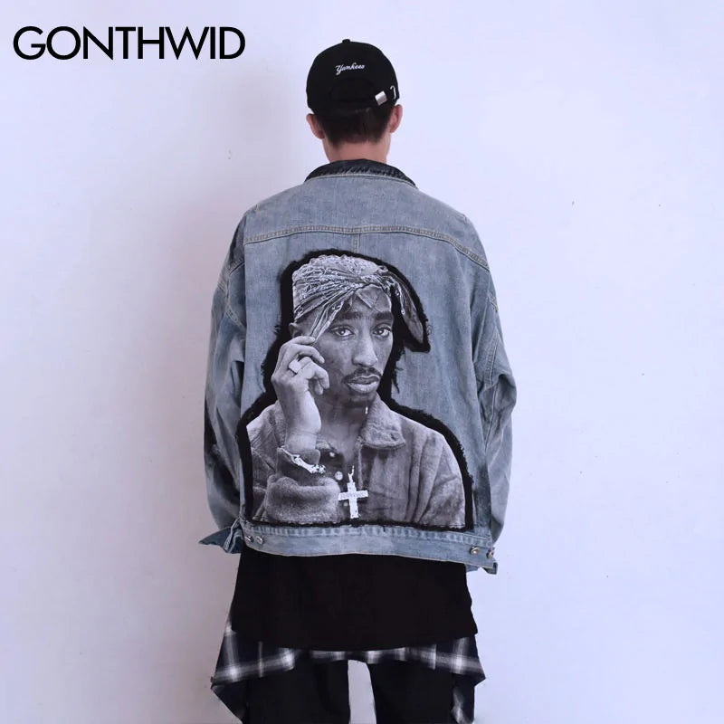 Tupac Denim Jacket limited edition