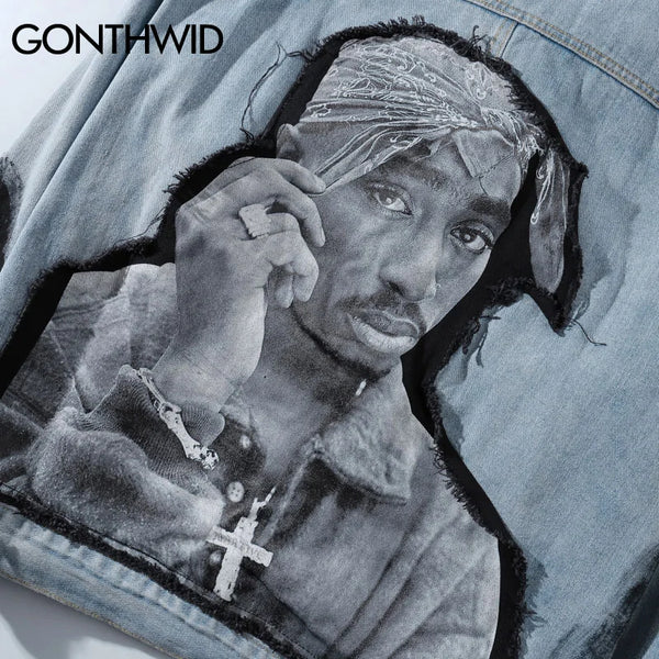 Tupac Denim Jacket limited edition