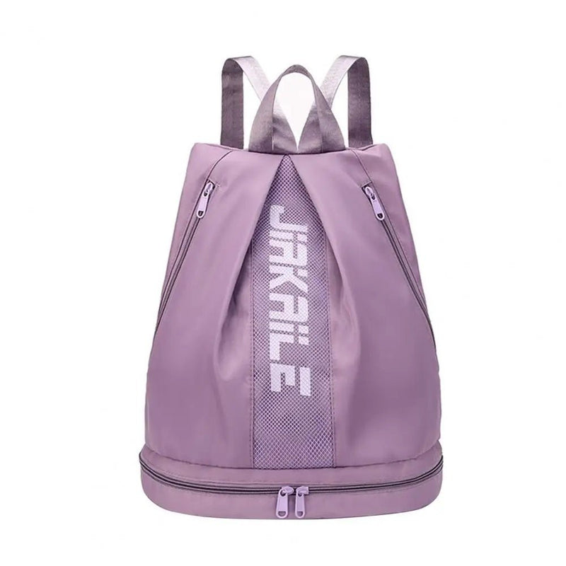 Bolsa Mochila Versatil con Compartimento para Zapatos - ConexNRRocketfyConexNRBolsa Mochila Versatil con Compartimento para ZapatosBO - PURPurpuraBolsa Mochila Versatil con Compartimento para Zapatos