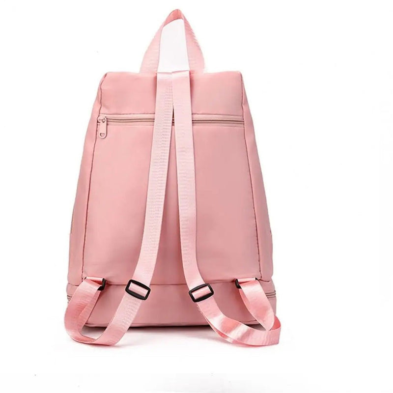 Bolsa Mochila Versatil con Compartimento para Zapatos - ConexNRRocketfyConexNRBolsa Mochila Versatil con Compartimento para ZapatosBO - ROSRosadoBolsa Mochila Versatil con Compartimento para Zapatos