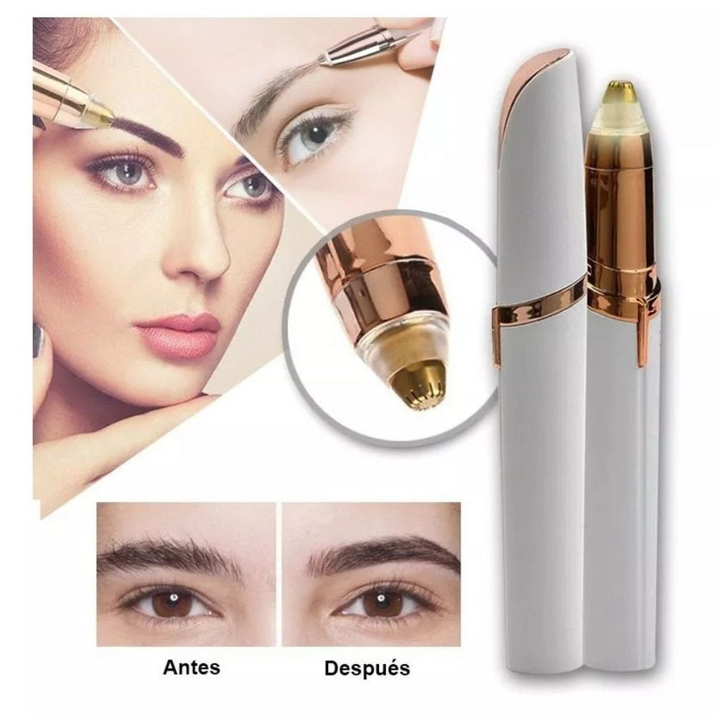 Combo Belleza Depilador Cejas Recargable con Sello de Cejas Maquillaje