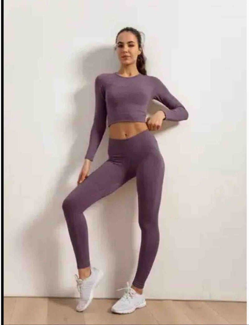 CONJUNTO YOGA SPORT MANGA LARGA Y PANTALON