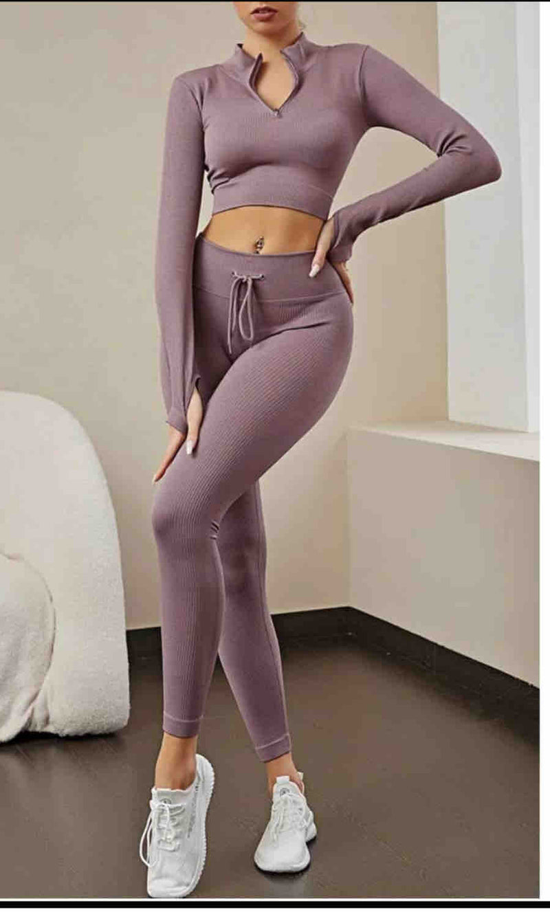 CONJUNTO YOGA SPORT MANGA LARGA Y PANTALON