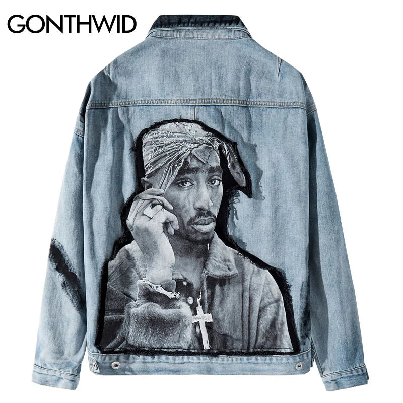 Tupac Denim Jacket limited edition