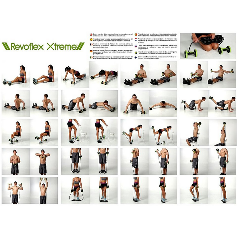 Maquina Para Abdominales En Casa Revoflex Xtreme