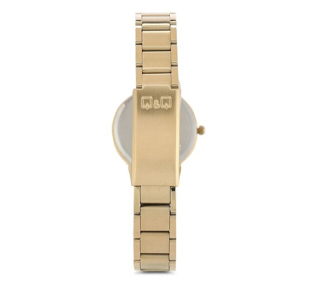 Reloj Qyq Dama Qa43j002y Mujer Acero + Estuche