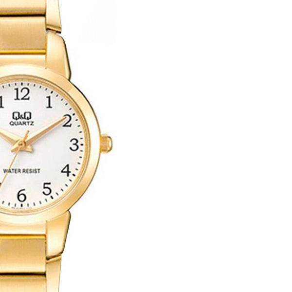 Reloj Qyq Qa43j004y Acero Dorado Mujer + Estuche