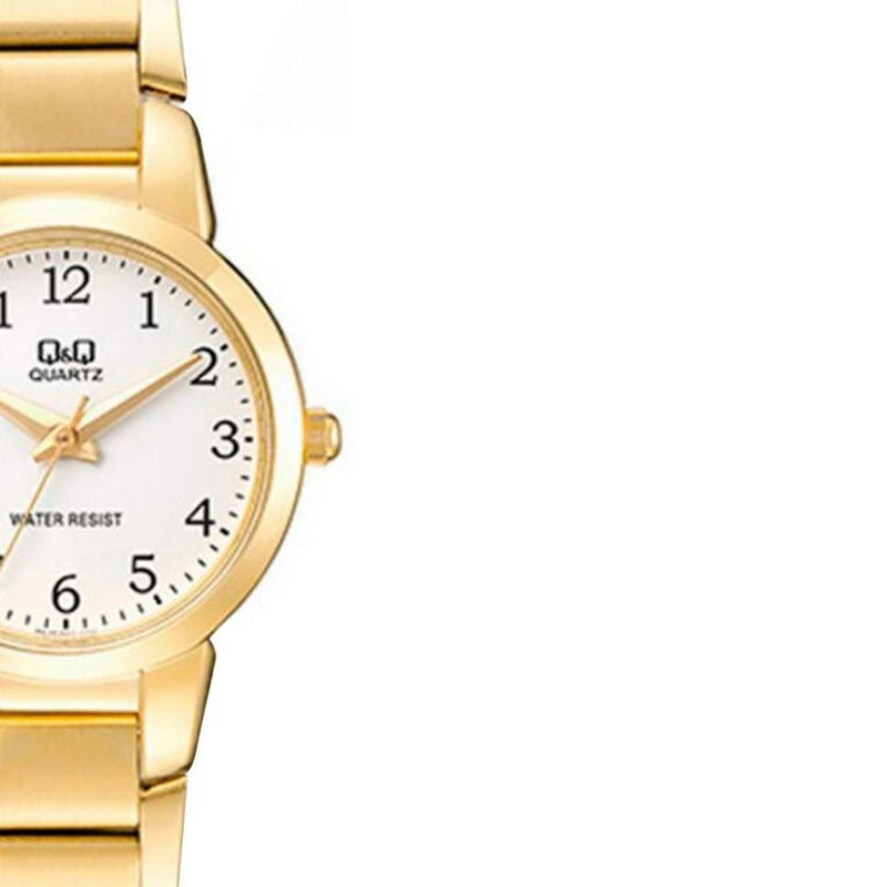 Reloj Qyq Qa43j004y Acero Dorado Mujer + Estuche