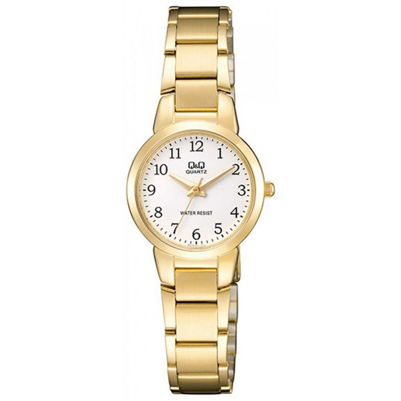 Reloj Qyq Qa43j004y Acero Dorado Mujer + Estuche