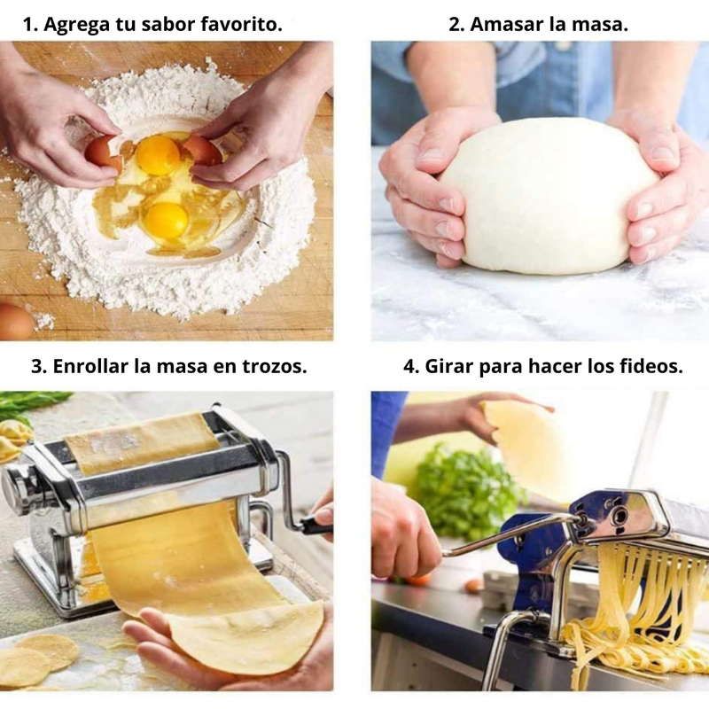 ✨Maquina Para Hacer Pasta Acero Inoxidable Cortador Pasta🍴