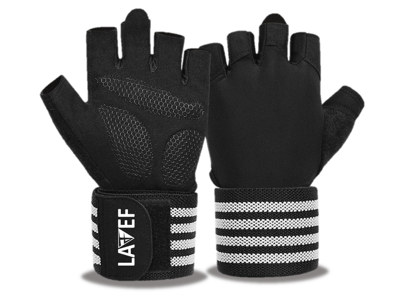 Guantes Con Proteccion Muñeca, Lavef. Calleras Gym, Fitness