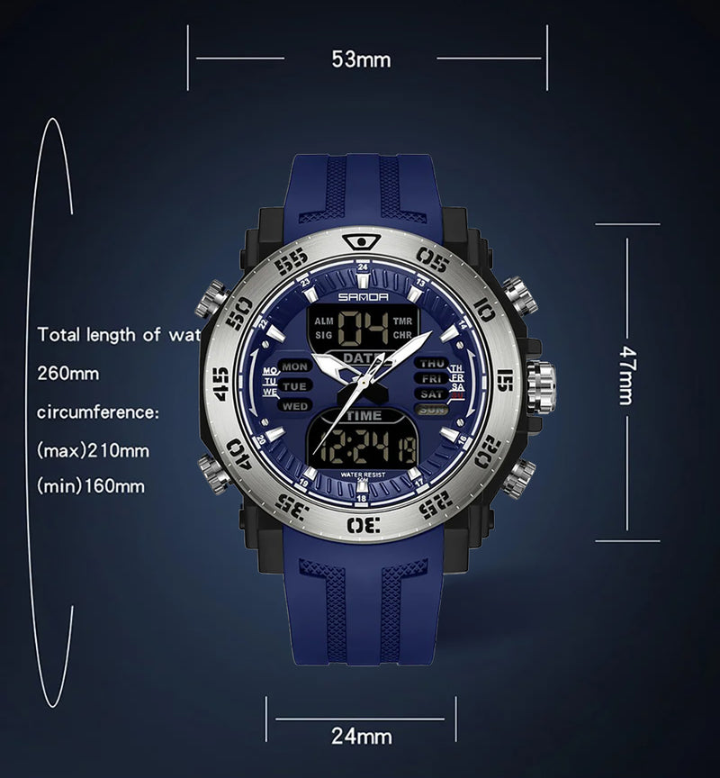 Sven 6029 Dual Time - Azul