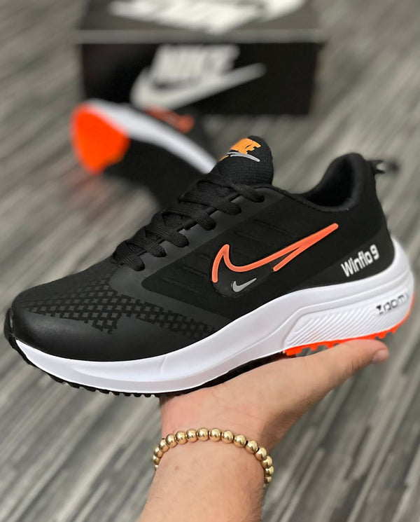 Tenis Nike Winflo 9 Naranja Caballero