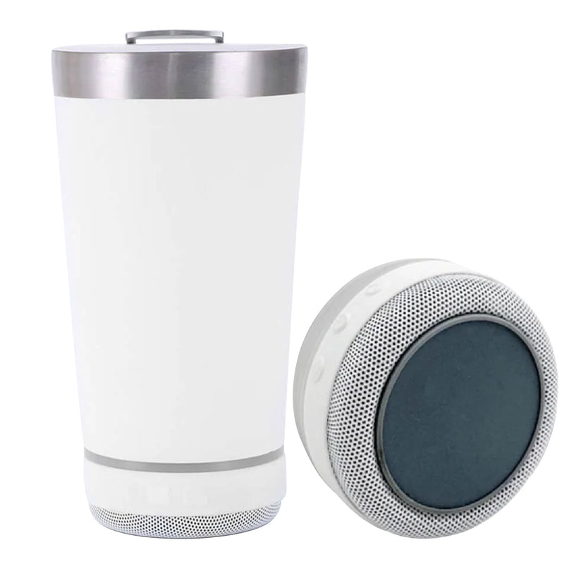 Vaso Cerveza Acero Inoxidable 420ml Parlante Bluetooth Usb