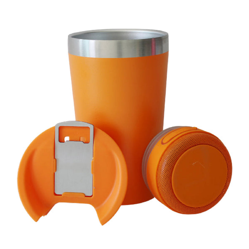 Vaso Cerveza Acero Inoxidable 420ml Parlante Bluetooth Usb